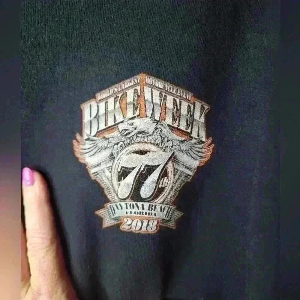 2018‎ Daytona bike week zipper hoodie with pockets. Size 3XL